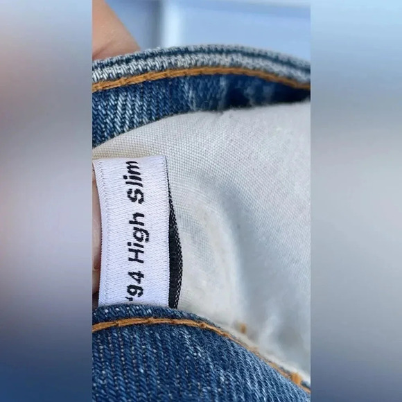 ABRAND ABRAND '94 High Slim Distressed Jeans  30 - Picture 14 of 16